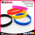 Free samples promotional gifts silicone thin bracelet